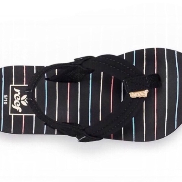 New Girls Sandals Shoes REEF Little Ahi Toddler Girls' Flip Flop Sandals Sz 5/6 - Picture 8 of 11